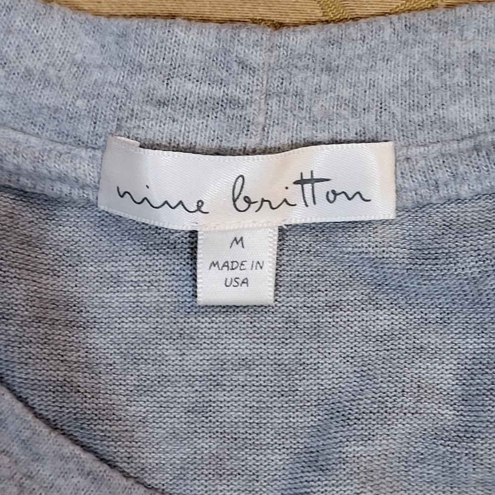 *3/$30 Sale* Nine Britton Dalia Brushed Knit Top - Picture 4 of 6